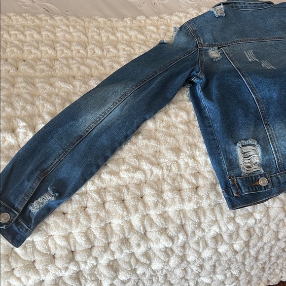 Rue21 Blue Distressed Denim Jacket - Picture 8 of 8